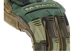 Військові захисні рукавички Mechanix Wear M-Pact Woodland New XL, фото 5