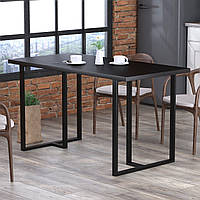Сучасний стіл обідній прямокутний лофт Тетра Loft Design Венге Луїзіана