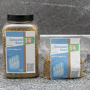Добриво Osmocote Exact Standard 5-6 м, 1 кг 15+9+12+2Mg+Te, фото 2