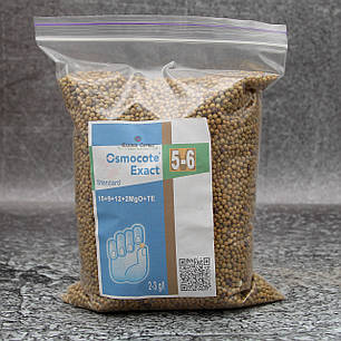 Добриво Osmocote Exact Standard 5-6 м, 1 кг 15+9+12+2Mg+Te, фото 2