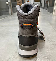 Черевики чоловічі трекінгові Lowa Explorer Gtx Mid 43,5 р., Grey/flame (сірий/помаранчевий), легкі туристичні черевики, фото 4