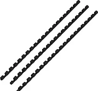 Пластиковая пружина для переплета, А4, 50 шт. 25 мм, Чёрный