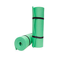 Каремат туристичний щільний IZOLON Тревел 9 (1800х 500х9 мм) для відпочинку, подорожей , занять спортом Зелений
