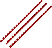 Пластиковая пружина для переплета, А4, 50 шт. 51 мм, Красный