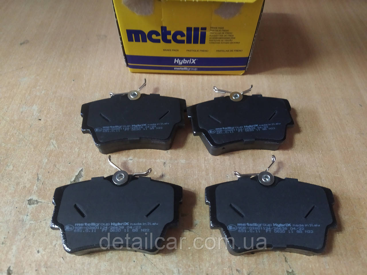 Тормозные колодки задние Renault Trafic, Opel Vivaro 1.9 -2.5 2001- >; "METELLI" 22-0635-0 - Италия - фото 6 - id-p1645968566