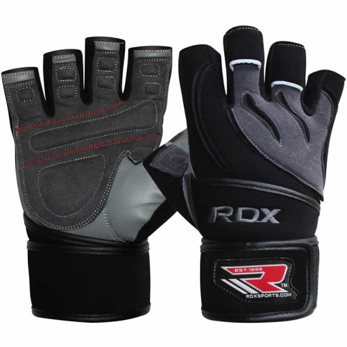 Перчатки для фитнеса RDX Pro Lift Black S - фото 2 - id-p268071206