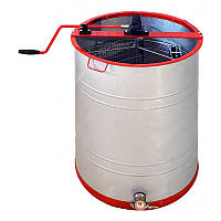 Медогонка 3-х рамкова, нерж., оборотна,касети звар.-порош.фарб.,кран - нерж..,AISI 430