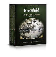 Чай Гринфилд черный с бергамотом Earl Grey Fantasy 100 пакетиков картон
