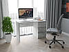 Стіл комп'ютерний письмовий для дому з вбудованою тумбою з ДСП FT-224, фото 9