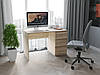 Стіл комп'ютерний письмовий для дому з вбудованою тумбою з ДСП FT-224, фото 8