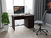 Стіл комп'ютерний письмовий для дому з вбудованою тумбою з ДСП FT-224, фото 3