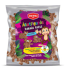 Печиво "Звірятки "  зі смаком какао, Detki 160г