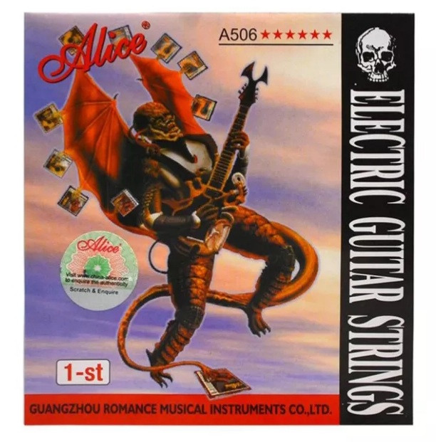 Струна Alice 009 струни НІЧОВІ для електрогітари акустичної гітари, фото 1