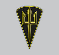 Шеврон Морской пехоти ВМС ВСУ полевой высота 9 см (Срок изготовления под заказ 7-14 дней)