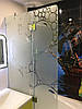 Скляна шторка на ванну фронтальна (кріплення дверей до скла), фото 3