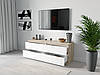 Комод під телевізор, тумба під ТБ з 4 шухлядами з ДСП FT-223, фото 7