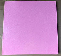 Глітерний фоаміран (50*50 см) лист рожевий