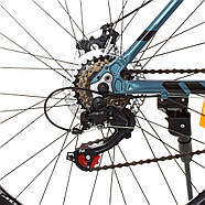 Спортивний велосипед 26 дюймів Profi G26PHANTOM A26.2 Темно-бірюзовий | Алюмінієва рама SHIMANO 21SP, фото 8