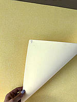 Глітерний фоаміран (50*50 см) лист жовтий