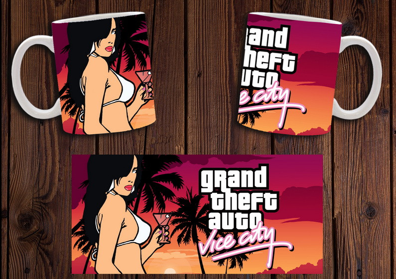Чашка "GTA Vice City" / Кружка ГТА Вайс Сіті №1