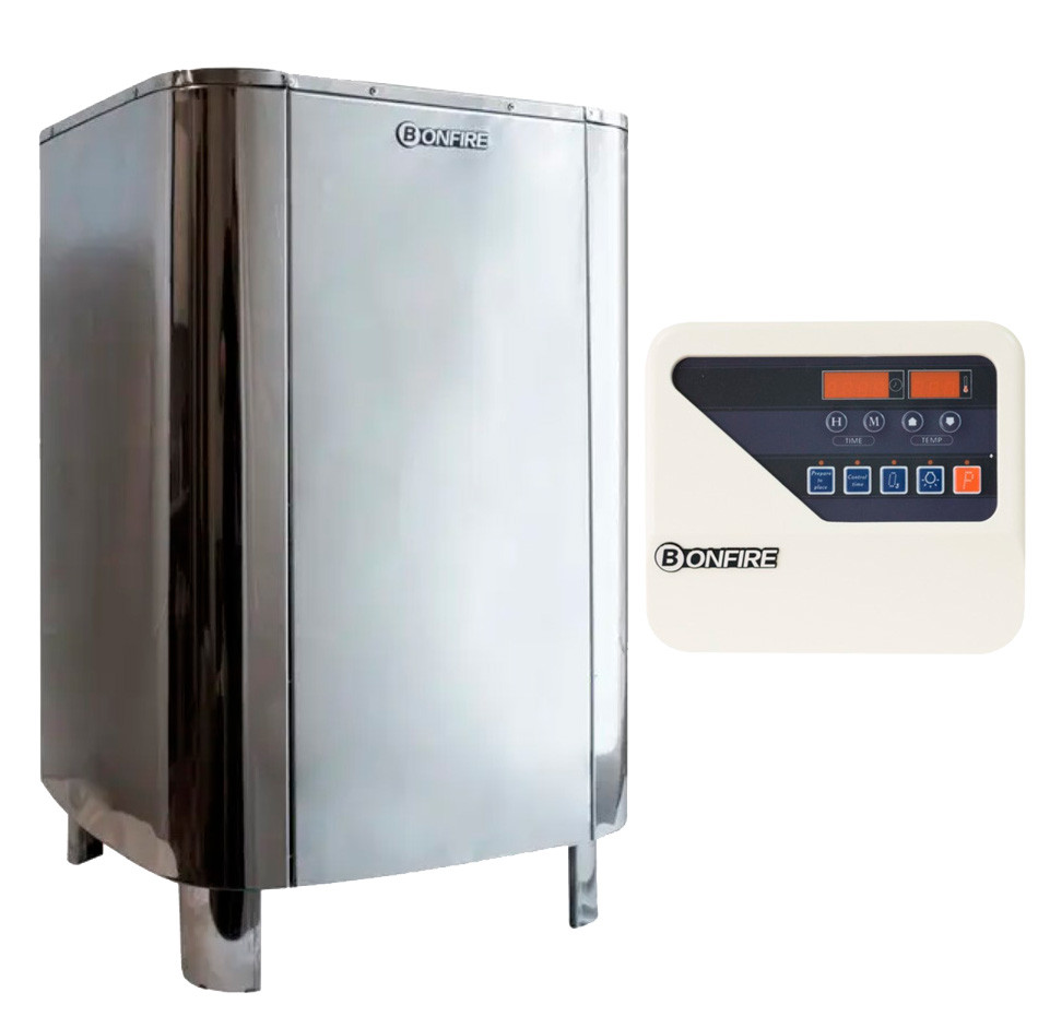 Електрокаменка Bonfire SA 180B + пульт CON-2SX (Електропеч із виносним Пультом)