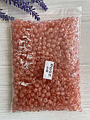 Бусини "Бите скло" 8 мм, персиково-рожеві 250 грамів