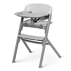 Стільчик для годування з шезлонгом Kinderkraft Igee Calmee Cloudy Grey (KHIGCA00GRY0000), фото 3