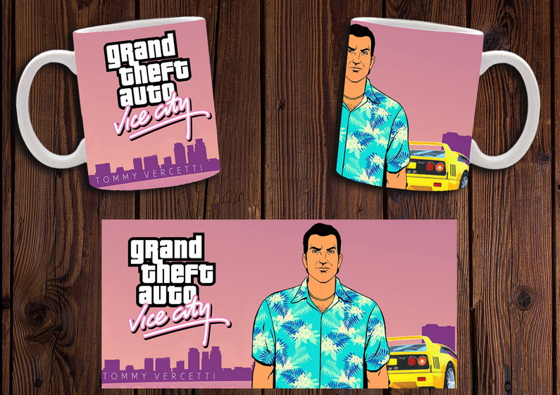 Чашка "GTA Vice City" / Кружка ГТА Вайс Сіті №2