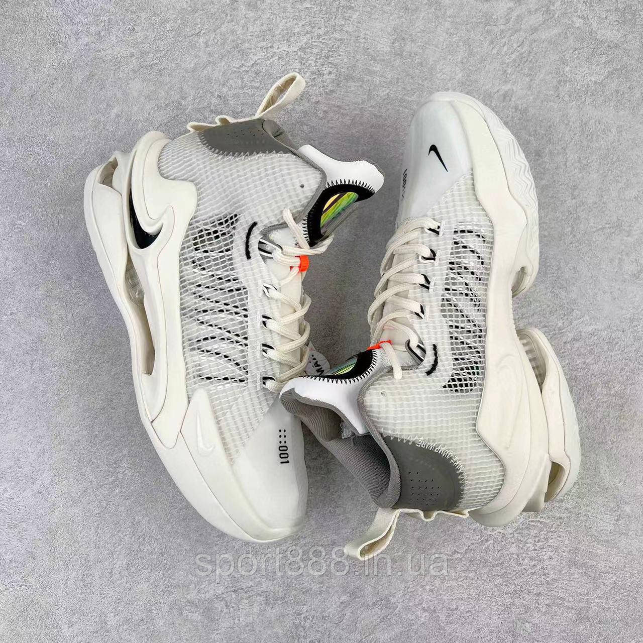 Eur36-46 кросівки Nike Air Zoom G.T. Jump White and Black високі