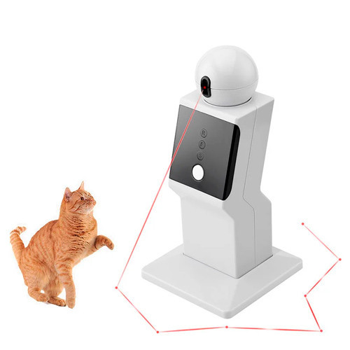 Лазерна іграшка вказівник для кішок котів, автоматичний робот проектор, бат