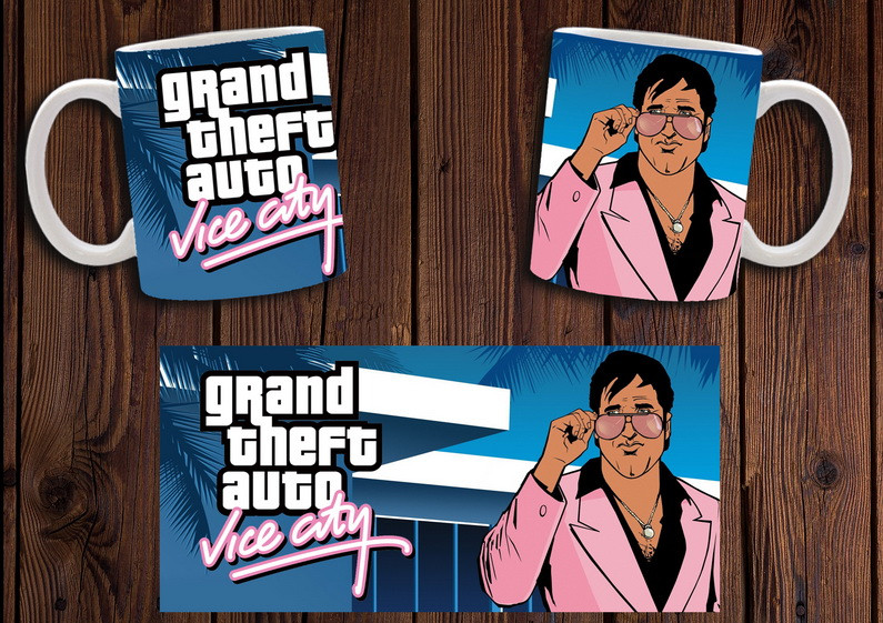 Чашка "GTA Vice City" / Кружка ГТА Вайс Сіті №6