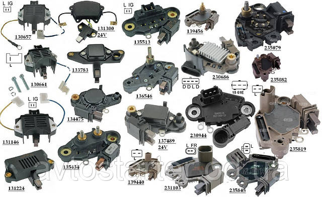 Регулятори напруги PEUGEOT RENAULT SAAB BMW MERCEDES SCANIA CHEVROLET SEAT SKODA DACIA HYUNDAI LAND ROVER