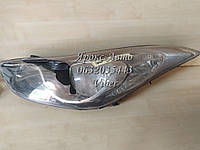 Фара лев. HYUN ELANTRA 11- (пр-во Mobis) на запчести, разбито стекло 000022070