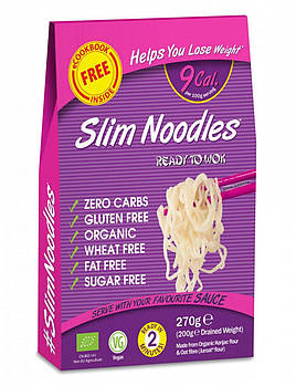 Ширатаки Локшина/Noodles 9 ккал, Organic Slim Pasta, 200 г