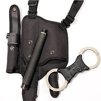 Оперативка для наручників, газового балончика та телескопа, чорний нейлон, оригінал (Британія)