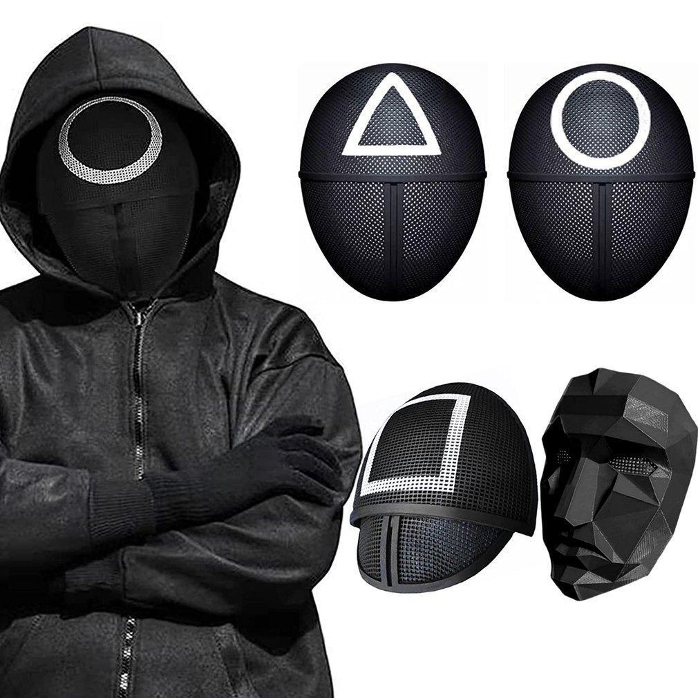 Маска Гра в кальмара Іграшкові фігурки героїв Маска "Гра у кальмара" Bambi SG1