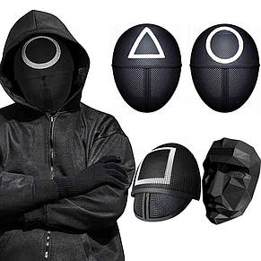 Маска Гра в кальмара Іграшкові фігурки героїв Маска "Гра у кальмара" Bambi SG1, фото 1