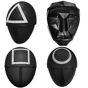 Маска Гра в кальмара Іграшкові фігурки героїв Маска "Гра у кальмара" Bambi SG1, фото 2