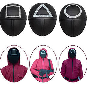 Маска Гра в кальмара Іграшкові фігурки героїв Маска "Гра у кальмара" Bambi SG1, фото 3