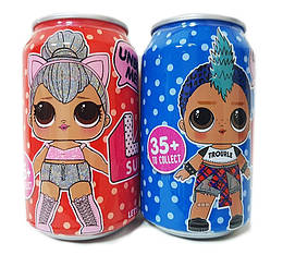 Лялька-сюрприз  у баночці АА 211 лялька газованка Pepsi Coca Cola хлопчик та дівчинка іграшка дитяча для дітей №О№ 12 см