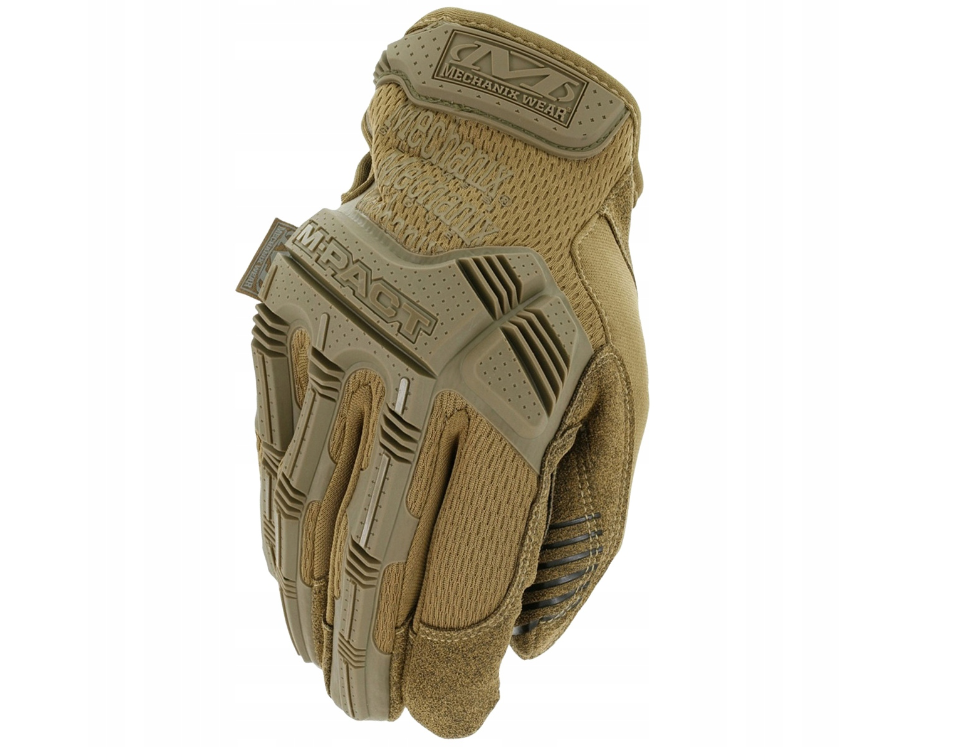 Військові захисні рукавички Mechanix Wear Mechanix Wear M-Pact Full Coyote S