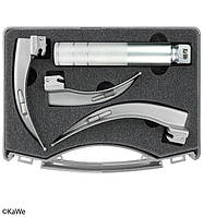 Ларингоскоп набір для дорослих, 2,5 В1 рукоятка + 3 клинки Макінтош C