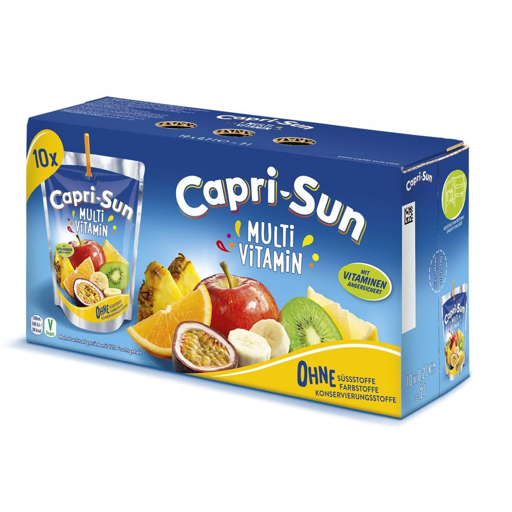 Сік Capri-Sun Multi Vitamin, 10 упаковок 200 мл.
