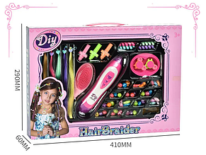 Набір для дівчаток - для створення зачісок (набір для заплітання косичок набір для створення браслетів та фенечок