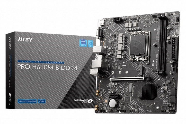 Материнська плата MSI Pro H610M-B DDR4 Socket 1700