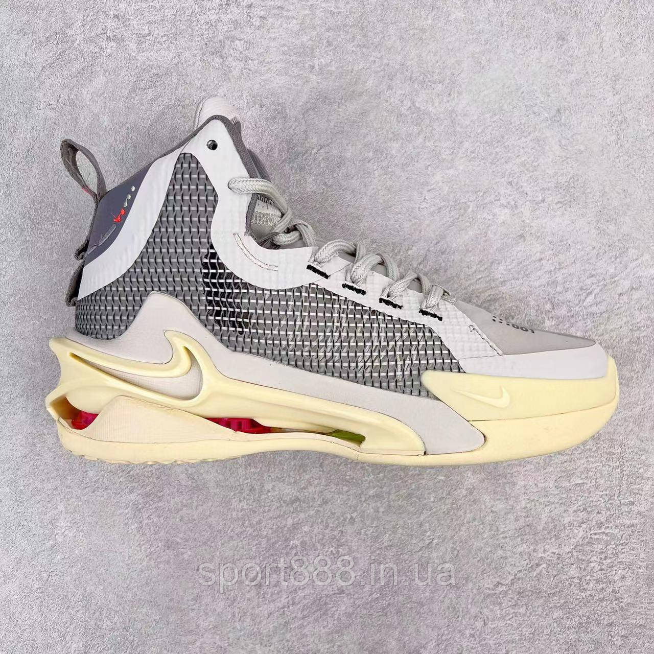 Eur36-46 кросівки Nike Air Zoom G.T. Jump Grey сірі високі