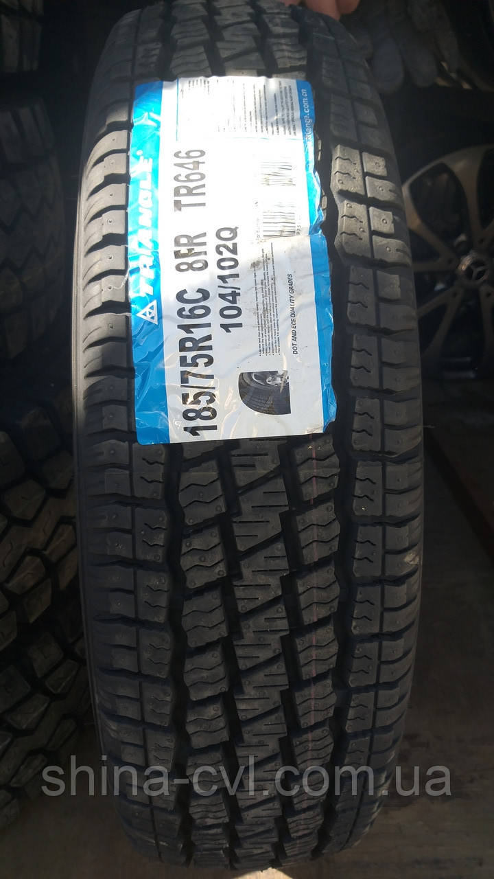 Літні вантажні шини 185/75  R16C 104/102Q TRIANGLE TR646