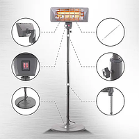 Обігрівач вуличний Gerlach GL 7734 2000 Вт