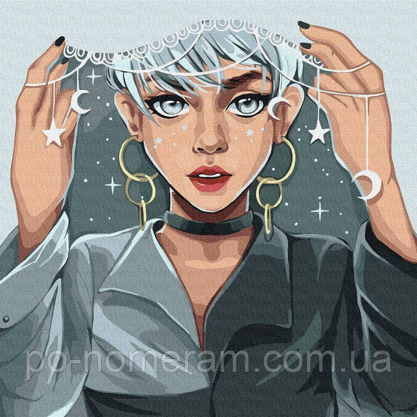 Акційна Картина за номерами Ідейка Хранителька снів (KHO4894) 40 х 40 см, фото 1