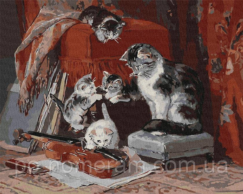 Картина за номерами Ідейка Маленькі музиканти (KH4331) 40 х 50 см